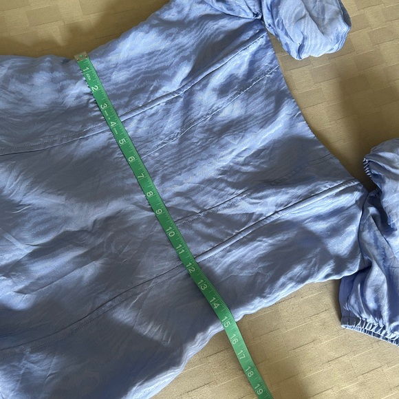 & Other Stories Blue Mini Dress - Picture 15 of 16